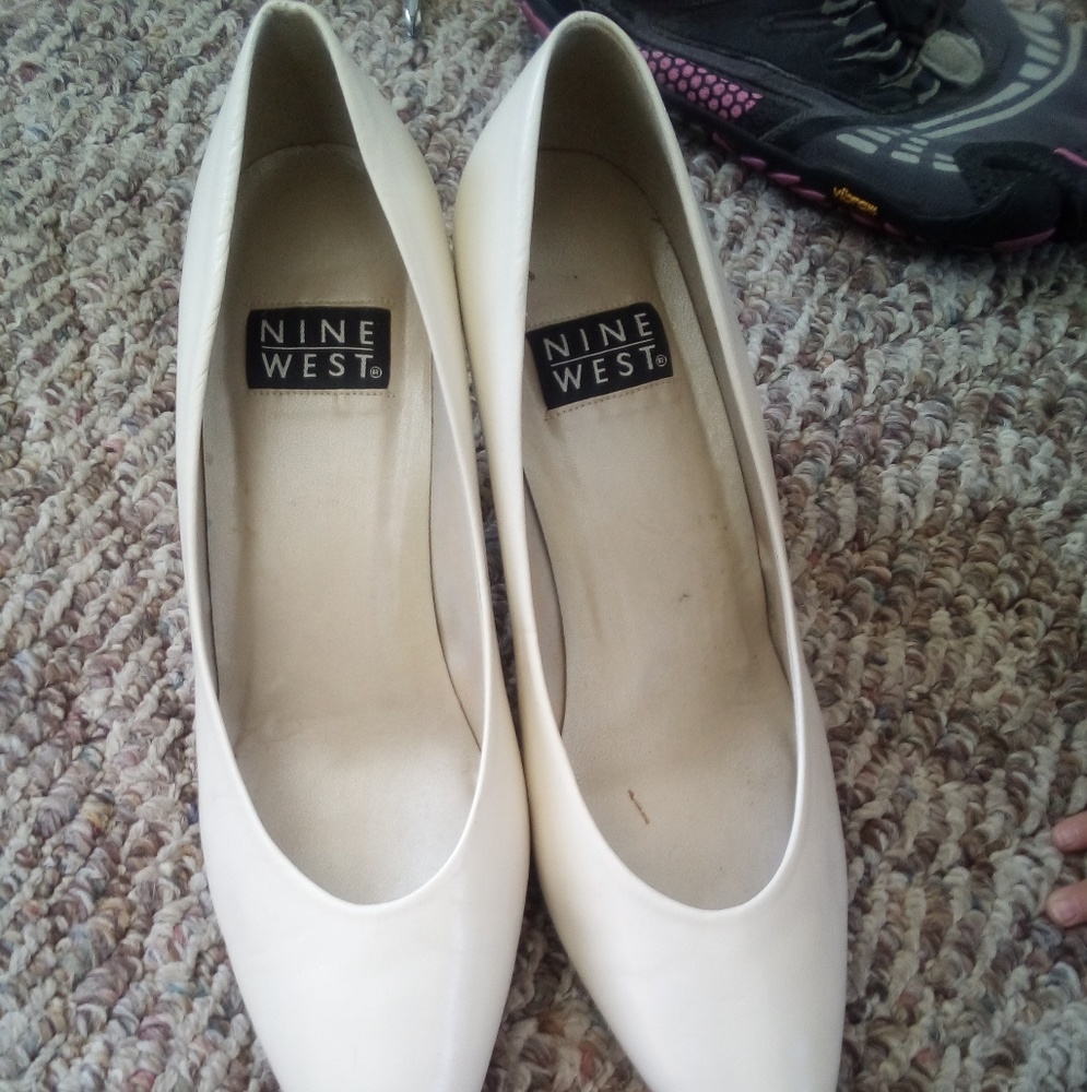 Cream colored heels